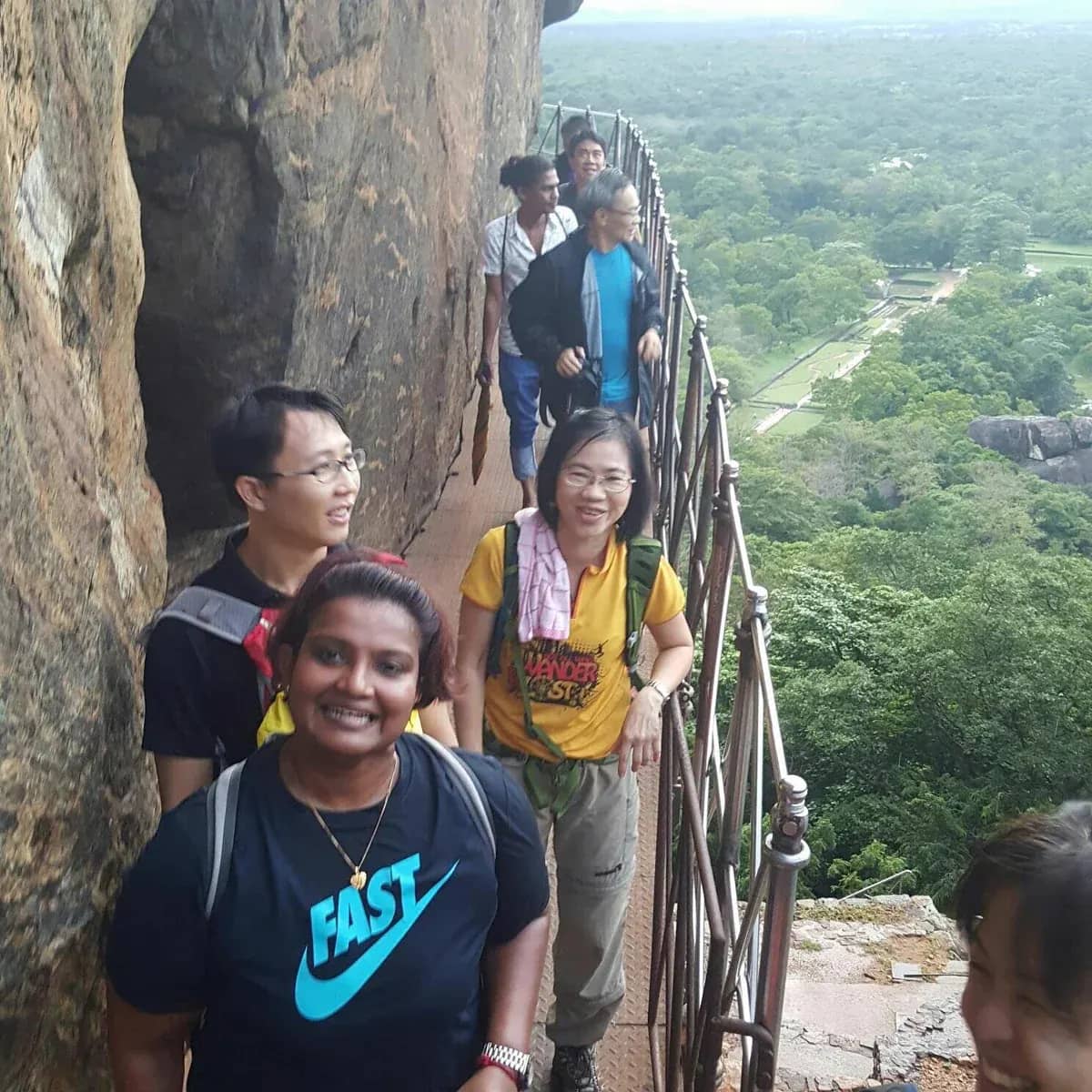 Aufstieg auf den Löwenfelsen Sigiriya